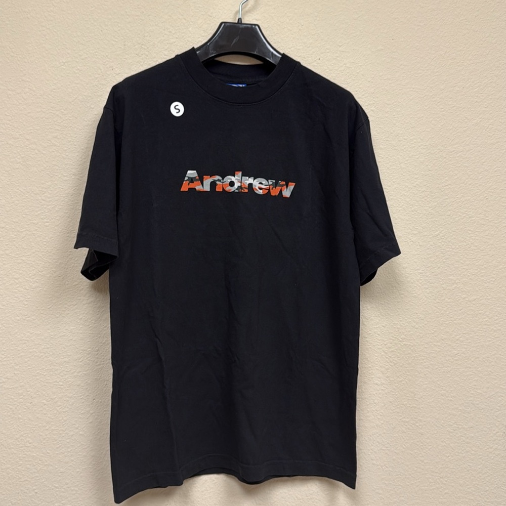 Andrew Miami Camo Logo Tee Black - S - Picture 2 of 5